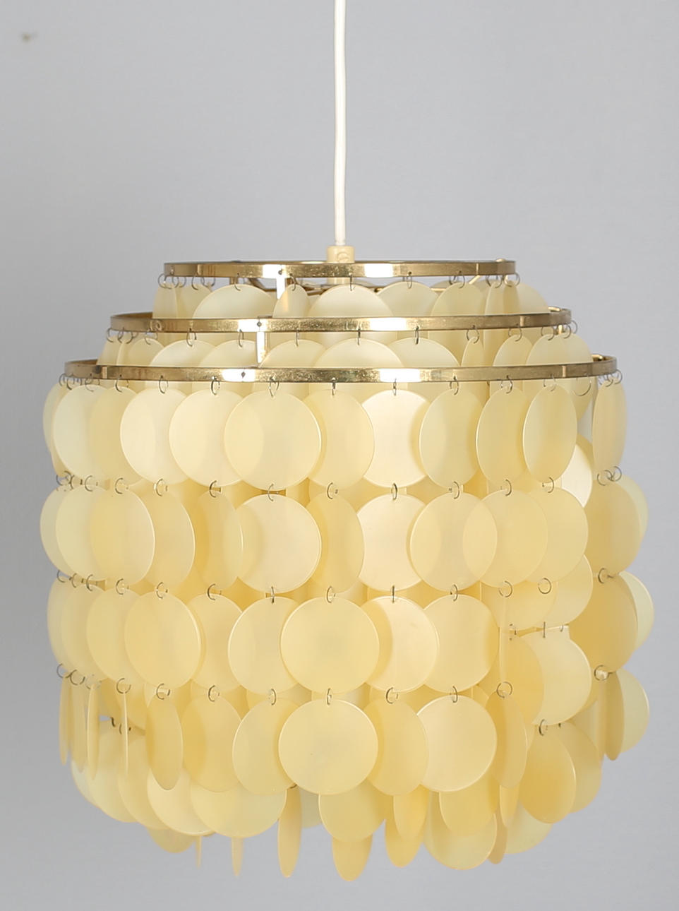 TAKLAMPA. "Fun" 1960-tal. Efter Verner Panton.