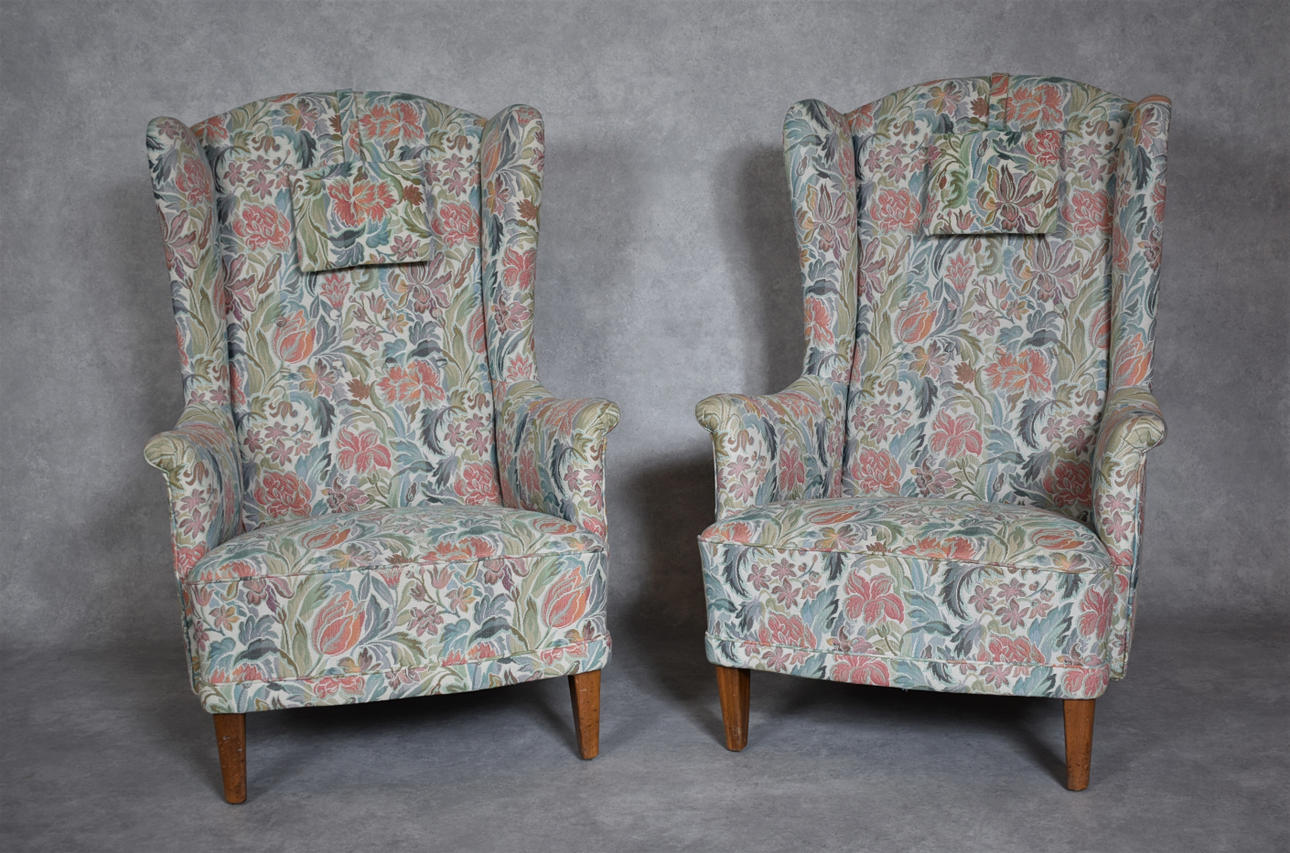 CARL  MALMSTEN. armchairs 1 pair "Old Man".