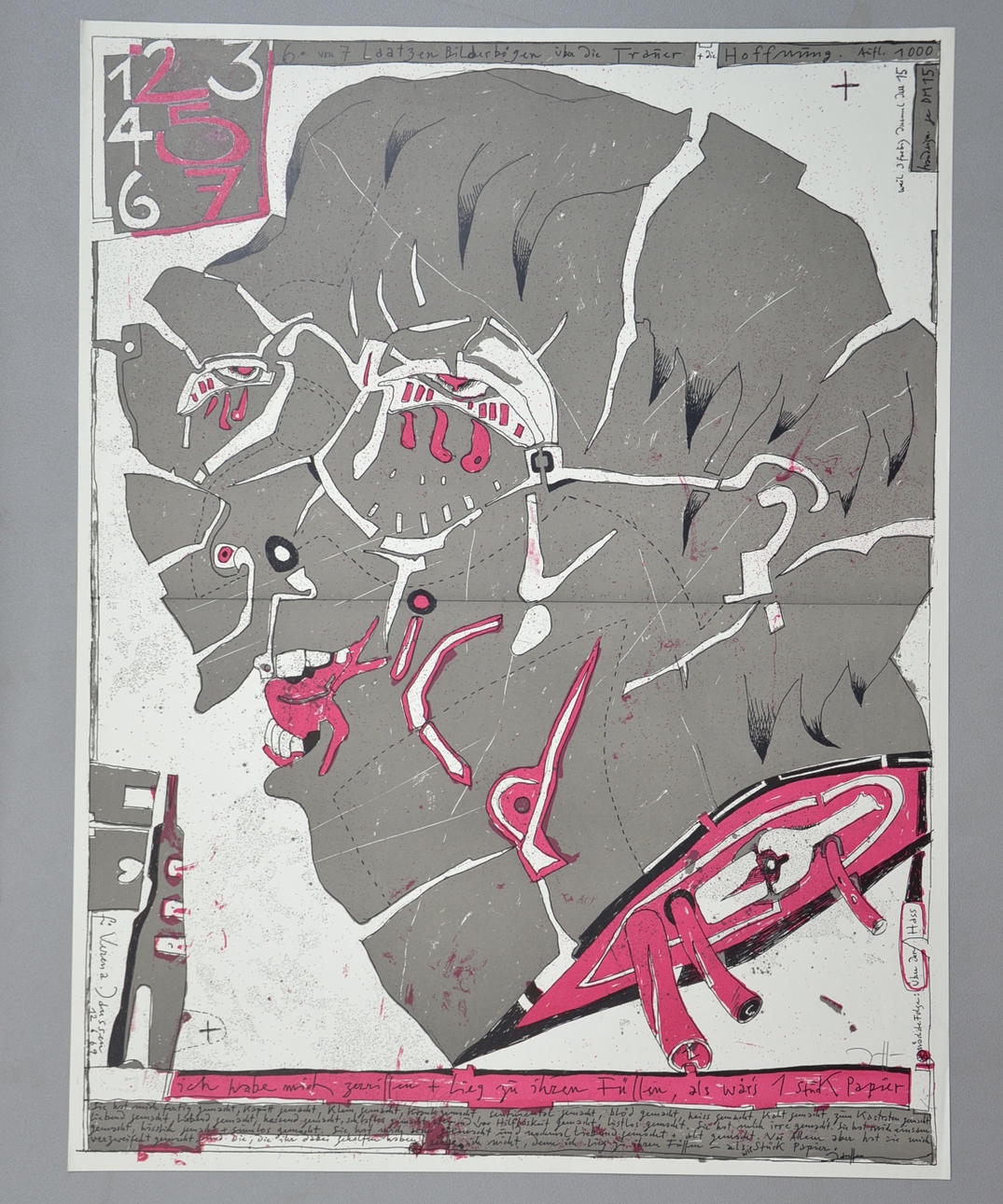 HORST JANSSEN. POSTER FROM 1969. Art - Engravings & Prints - Auctionet