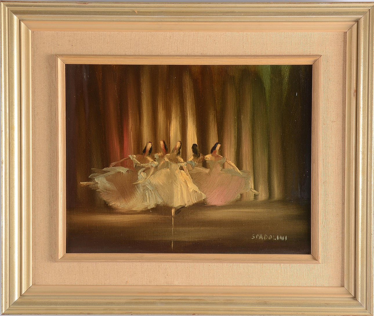 OIDENTIFIERAD KONSTNÄR. Olja på duk.