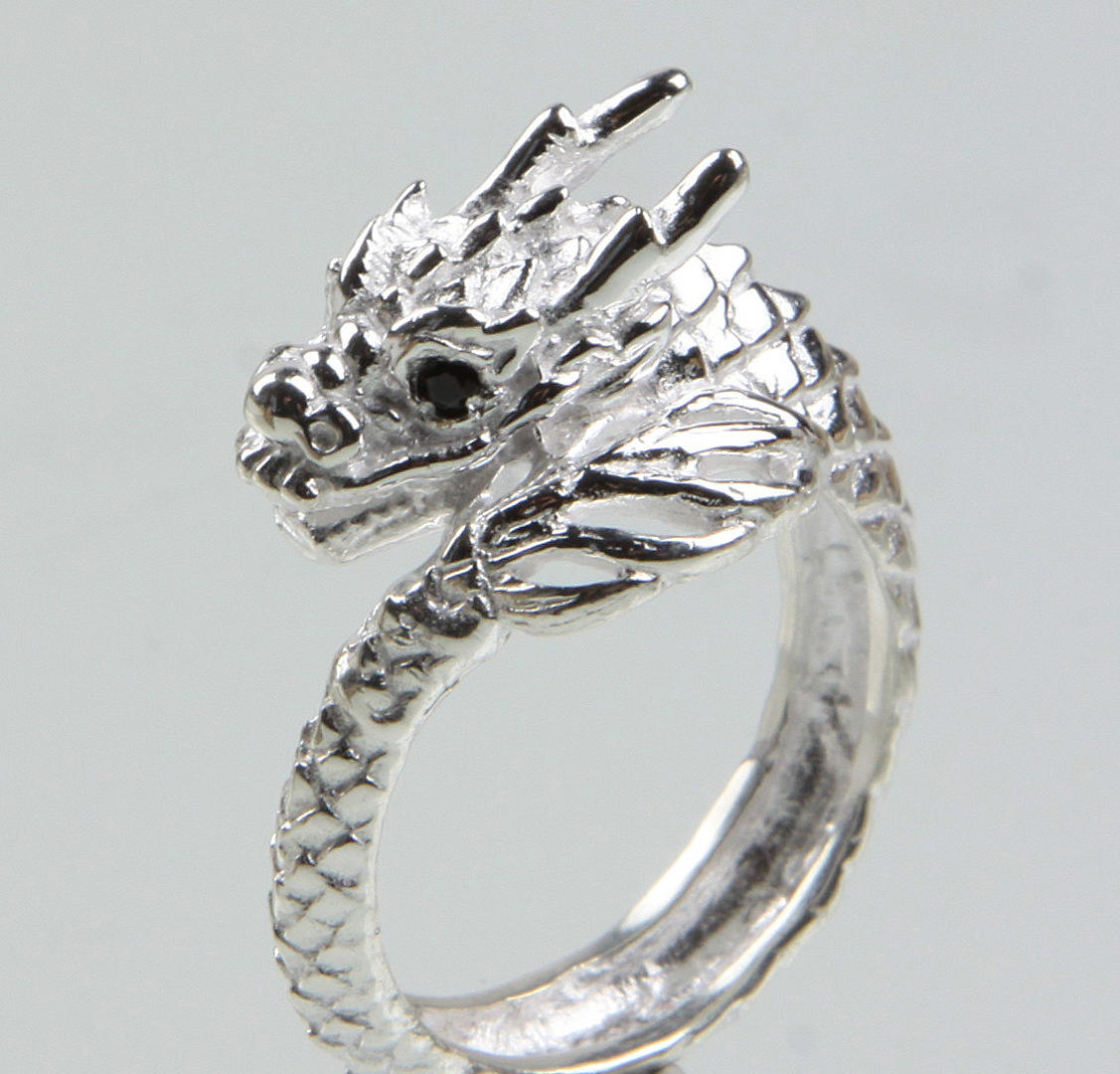 SØLVRING, dragering 925 sølv.