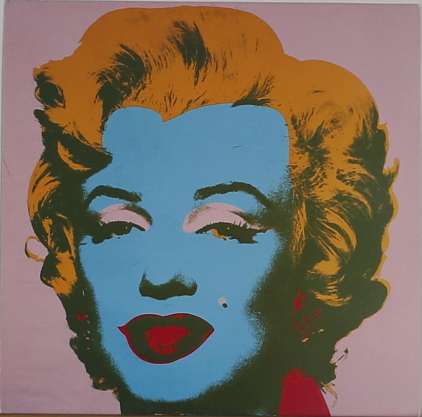 ANDY WARHOL. EFTER. Marilyn. Vernissagekort. Offsettryck. Osignerad.