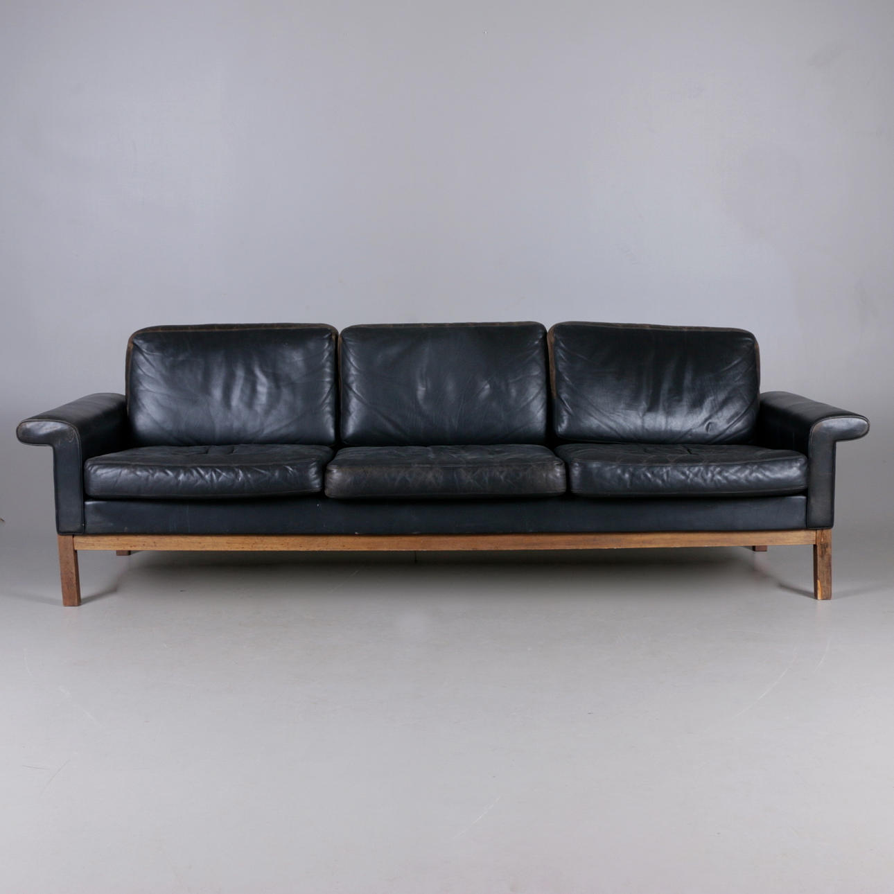 SOFFA, skinn, Asko, Finland, 1900-tal.