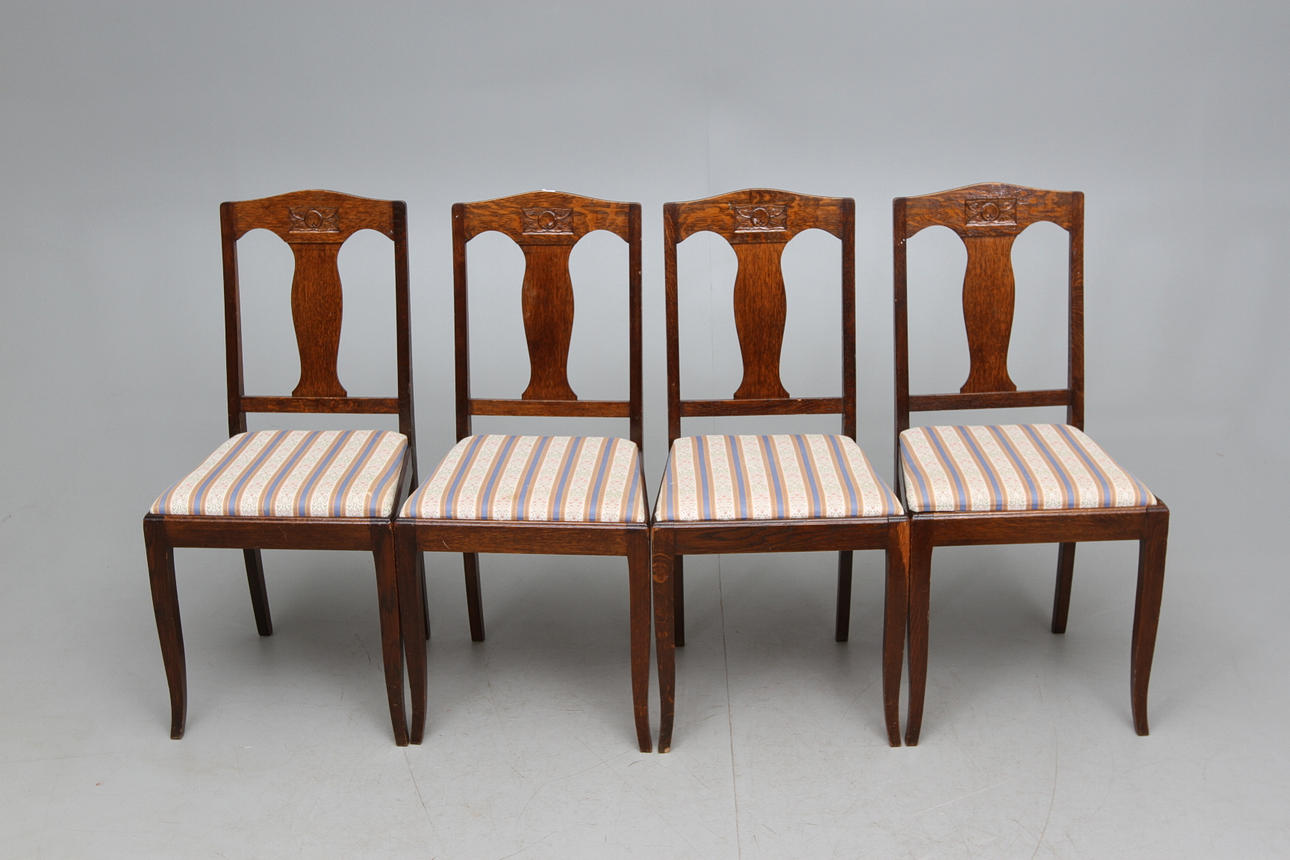 STOLAR, 4 st, ek, 1900-talets första hälft.