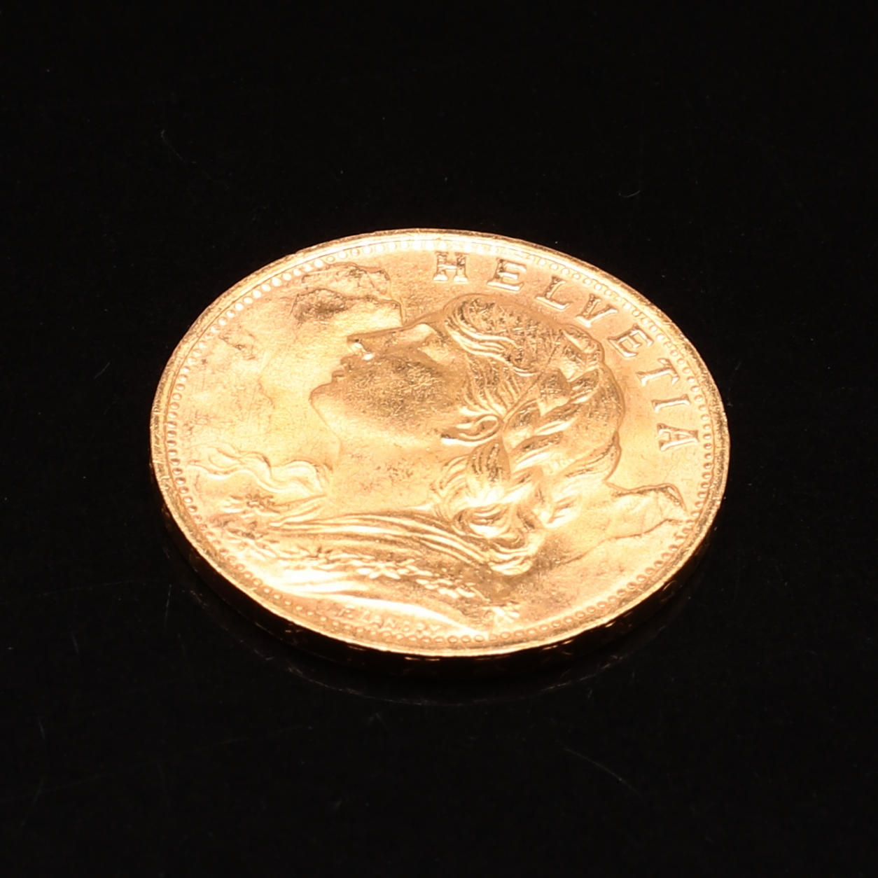 GOLDMÜNZE, Schweiz, 20 Fr, 1949.