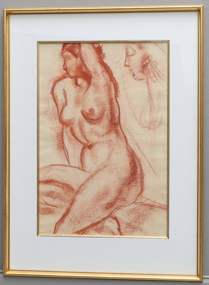 JULES SCHYL, MODEL STUDY.