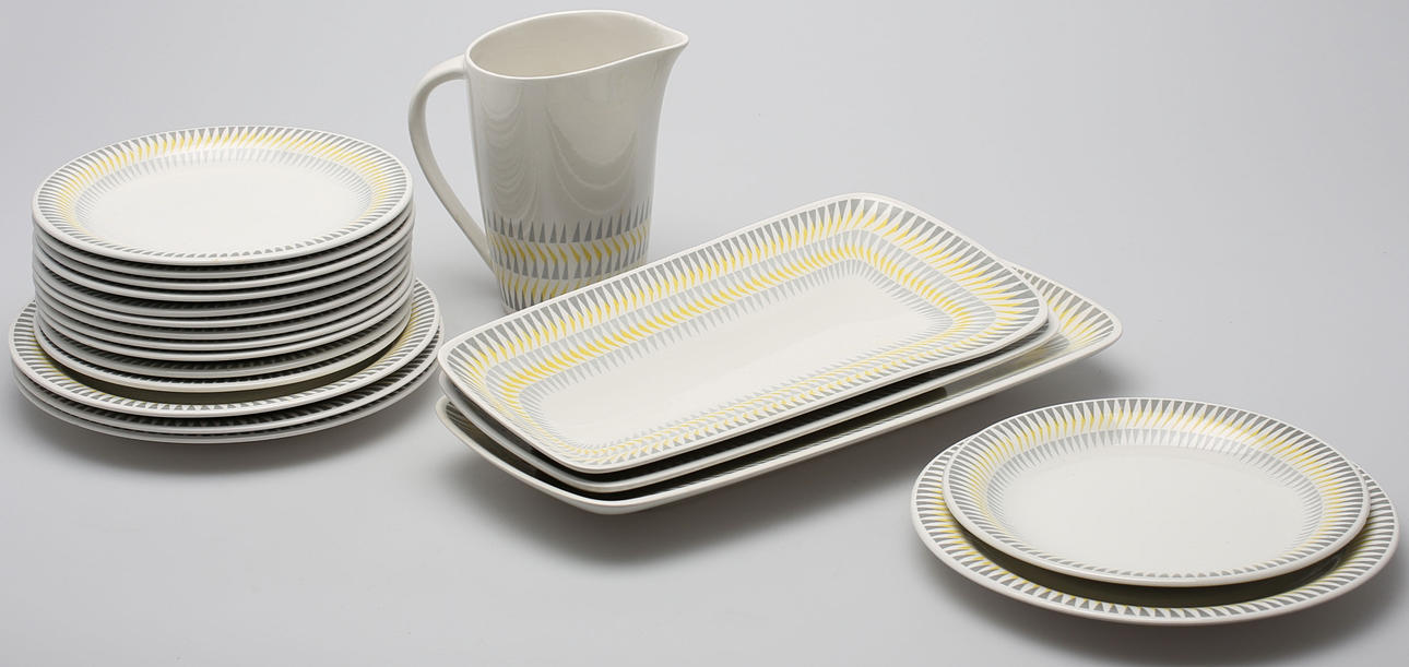 MATSERVISDELAR, 20 delar, flintgods, Taverna, Carl Harry Stålhane, Rörstrand.