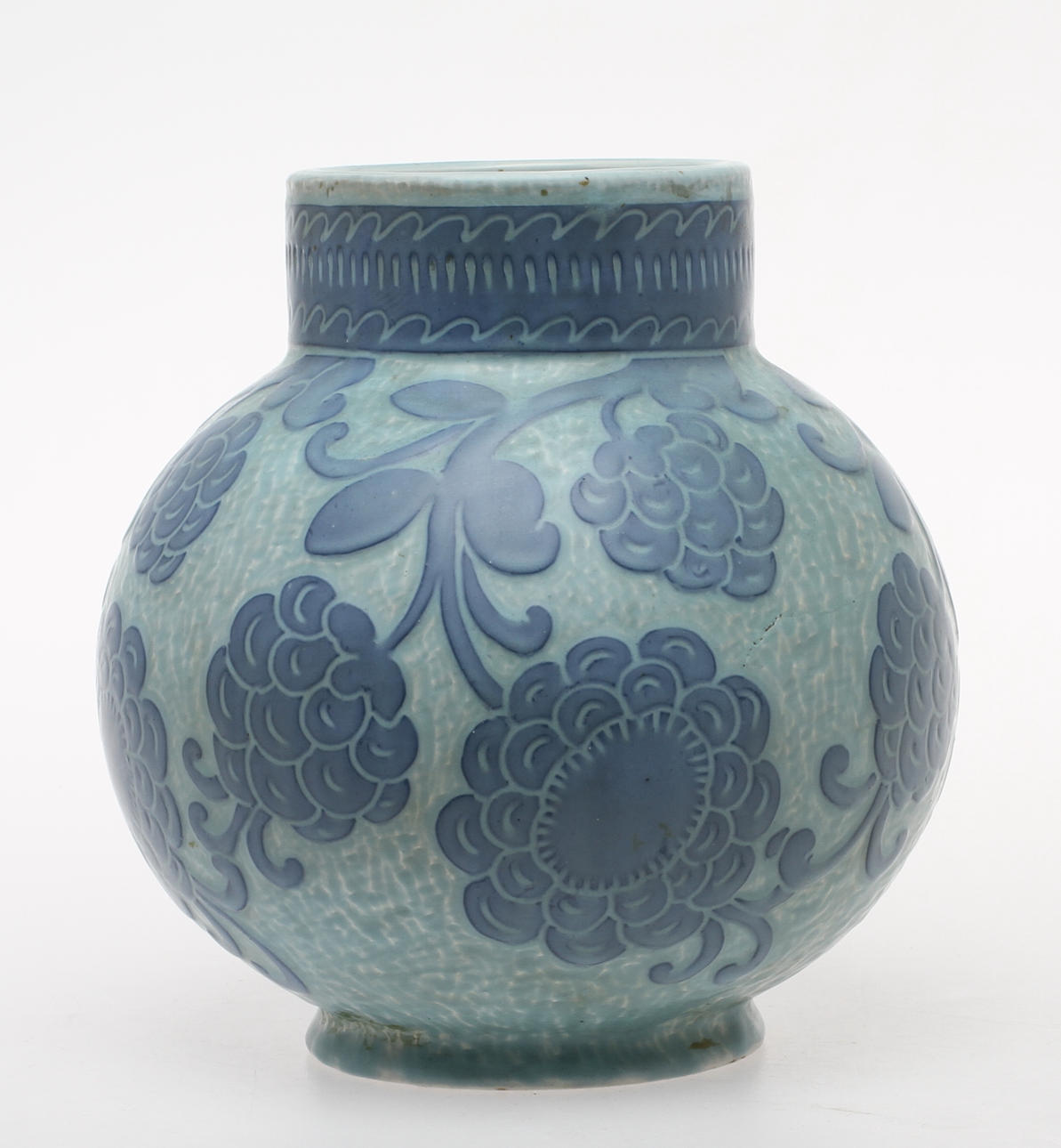 VAS, stengods, "Sgrafitto", jugend, Josef Ekberg, 1920.