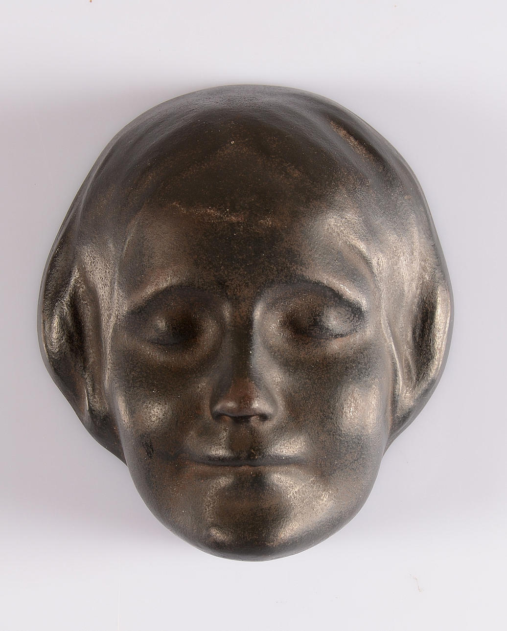 DÖDSMASK, järn, 1900-tal.