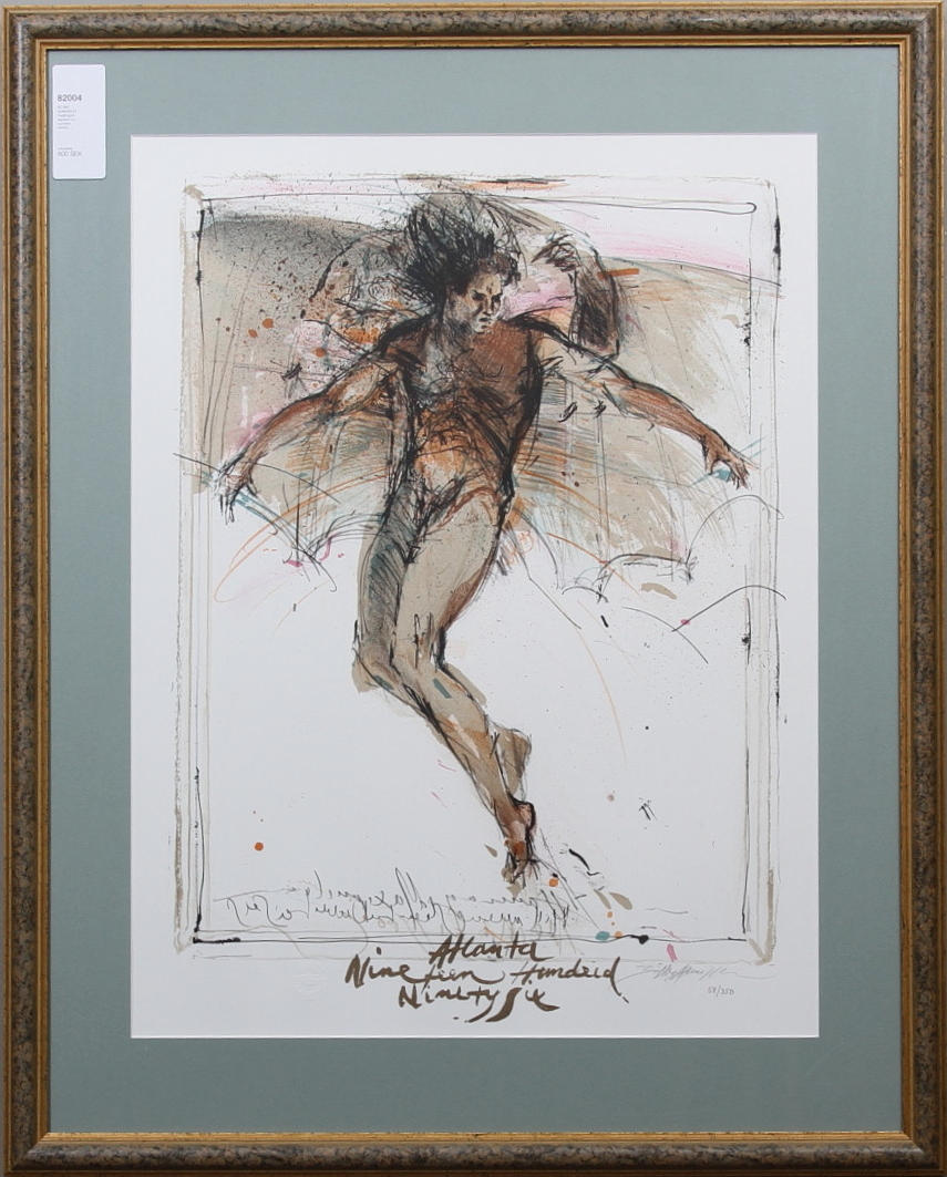 BO ÅKE ADAMSSON. Färglitografi, signerat och numrerat 58/350.