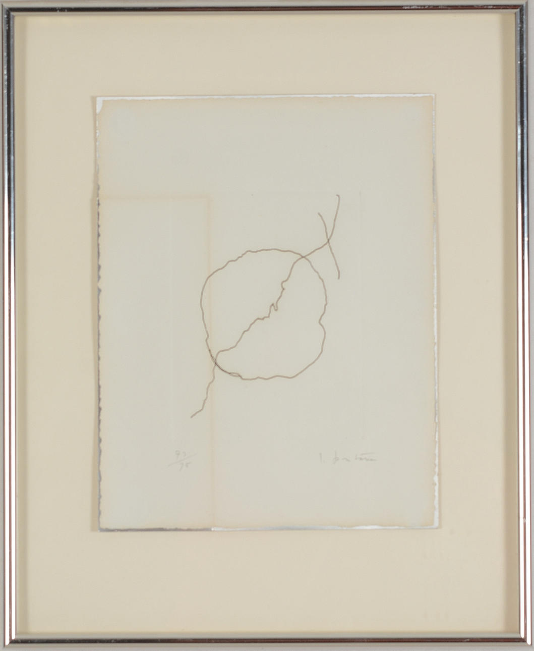 LUCIO FONTANA. Etsning.