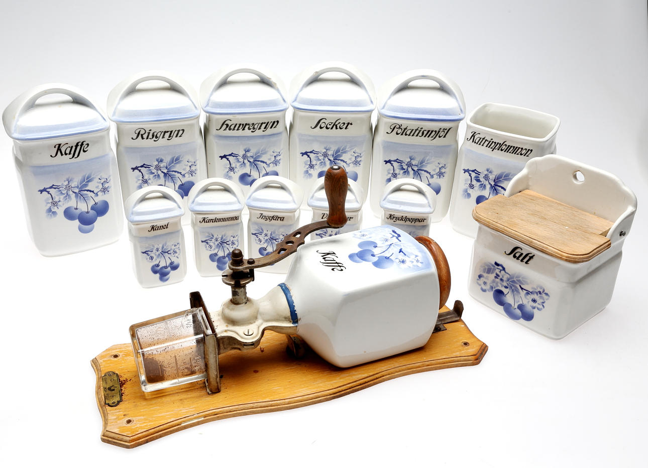 KRYDDBURKAR samt KAFFEKVARN.