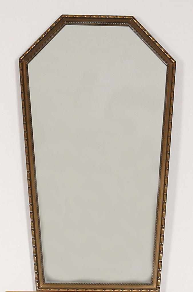 SPEGEL, 6 kantig, 1950/60-tal.