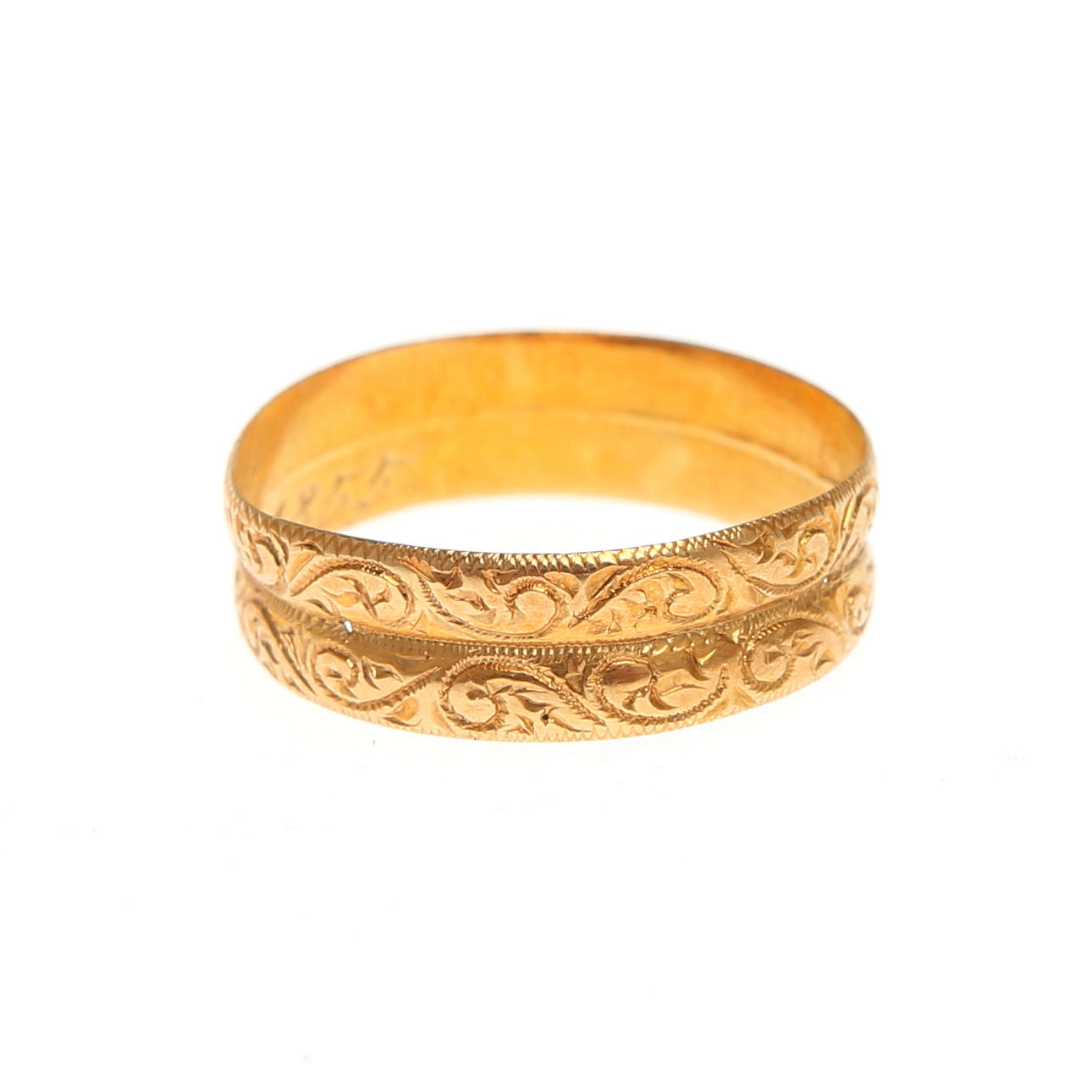 RING, gold 18K, weight 1.85 grams.