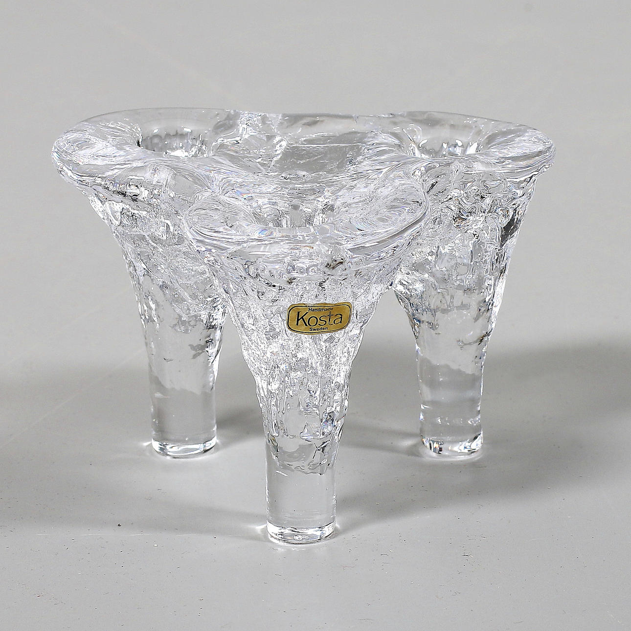 CANDLES, 5 pcs, glass, "Igloo", Göran Wärff, Kosta.