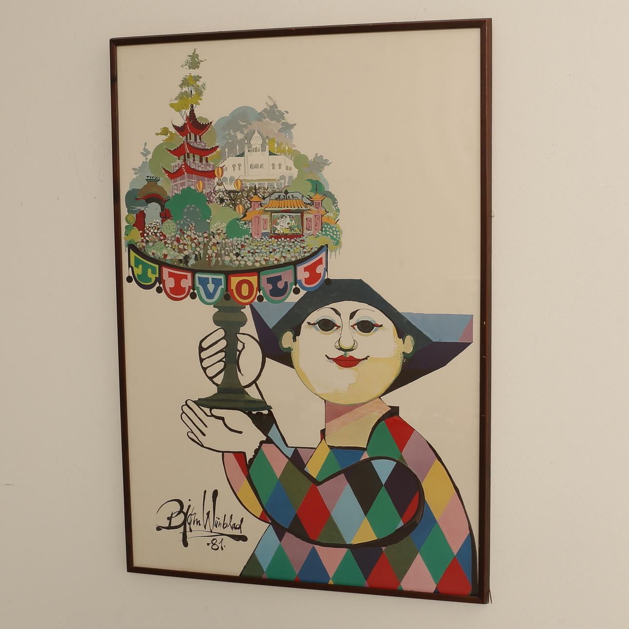 BJÖRN WIINBLAD. Plakat, "Tivoli".