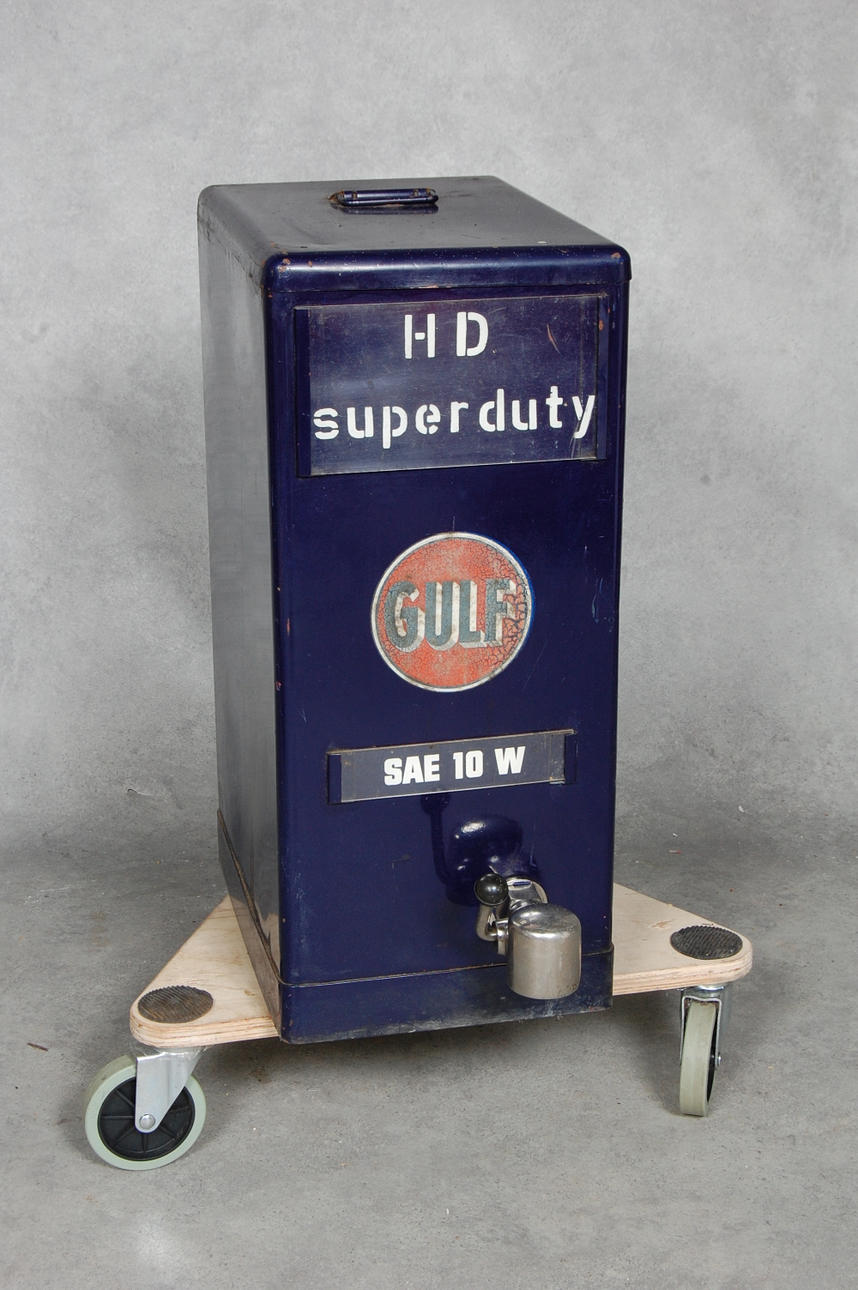 OLJEBEHÅLLARE, " GULF " , 1950-tal.