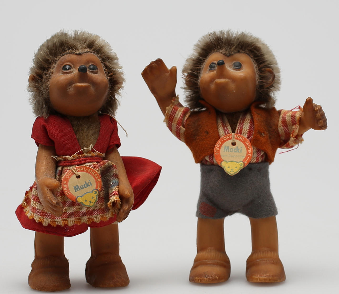 PARTI DOCKOR (2). Macki och Mucki. Märkta Steff.