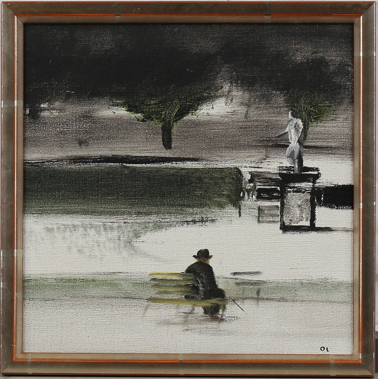 PARTI KONST, 4 st, bla Olle Lindgren, Lars Vidlund.