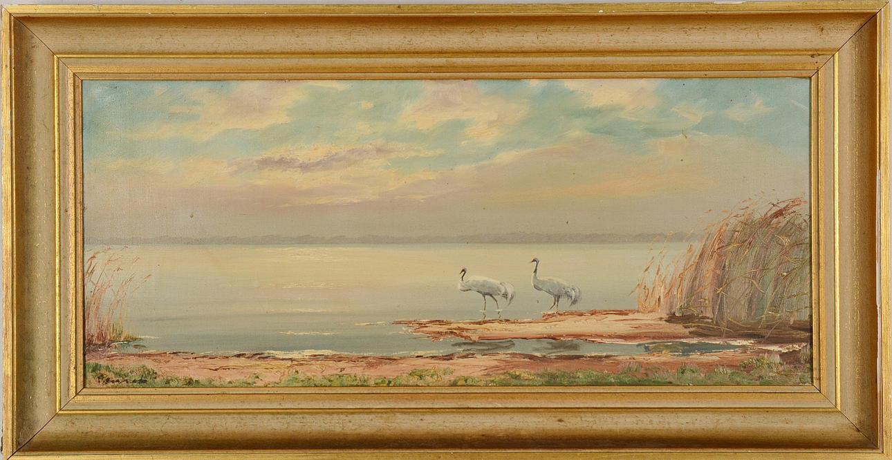 OIDENTIFIERAD KONSTNÄR. Olja på duk.