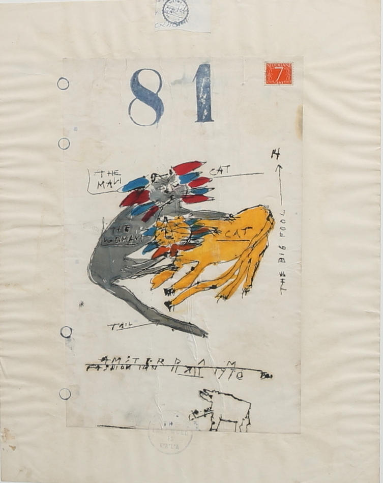 VIKTOR IV, BLANDET TEKNIK/COLLAGE.