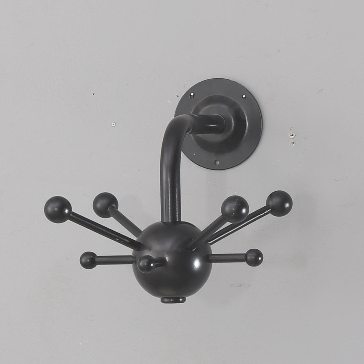 TØJBÆNGER, sort, 8 knager, "Sputnik", IKEA.