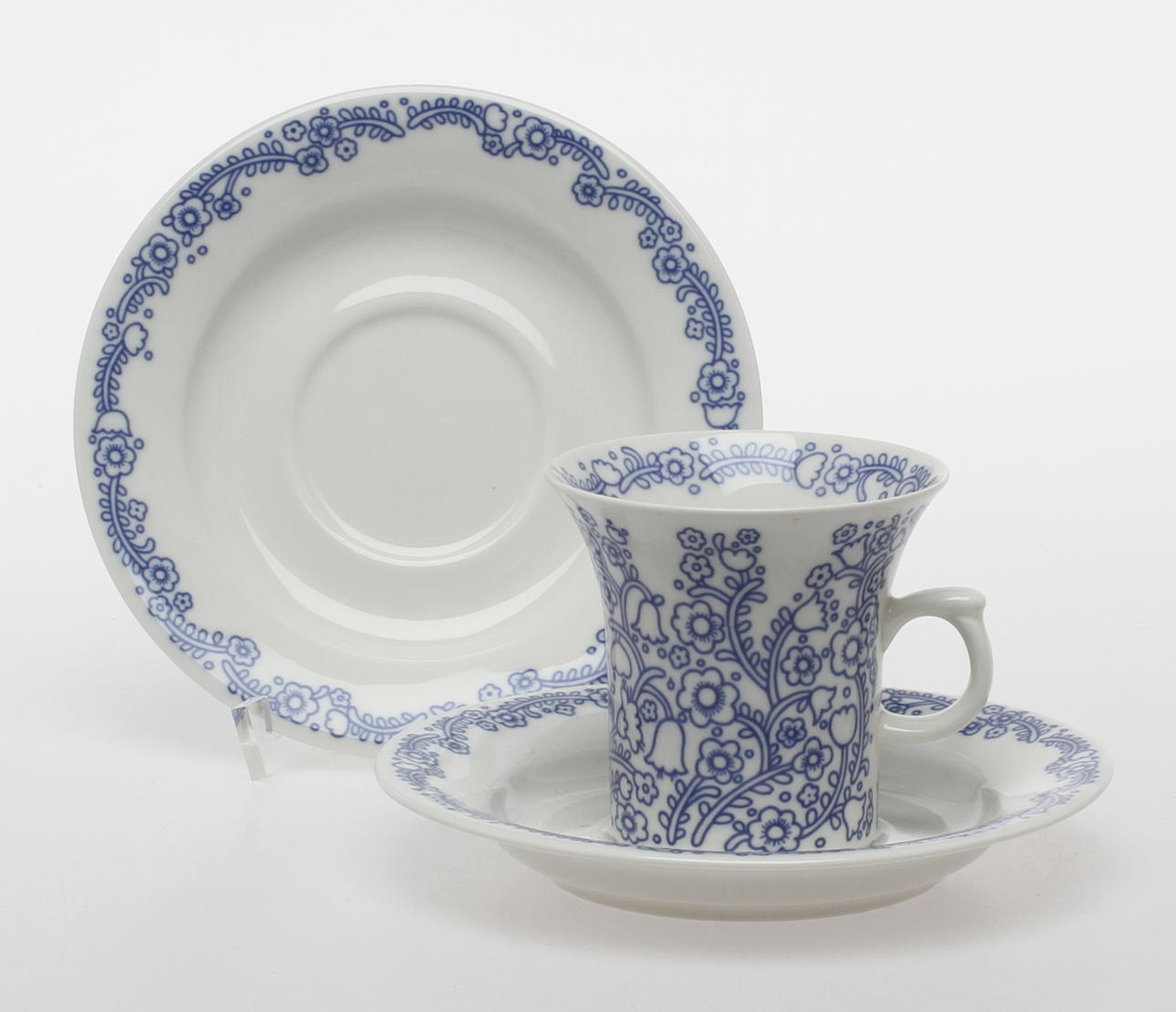 KAFFEKOPPAR, 6 delar, porslin, "Anna", Arabia, Finland.