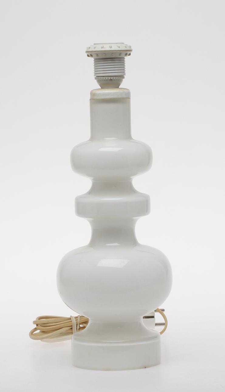 BORDSLAMPA, glas, troligen Gunnar Ander Lindshammar.