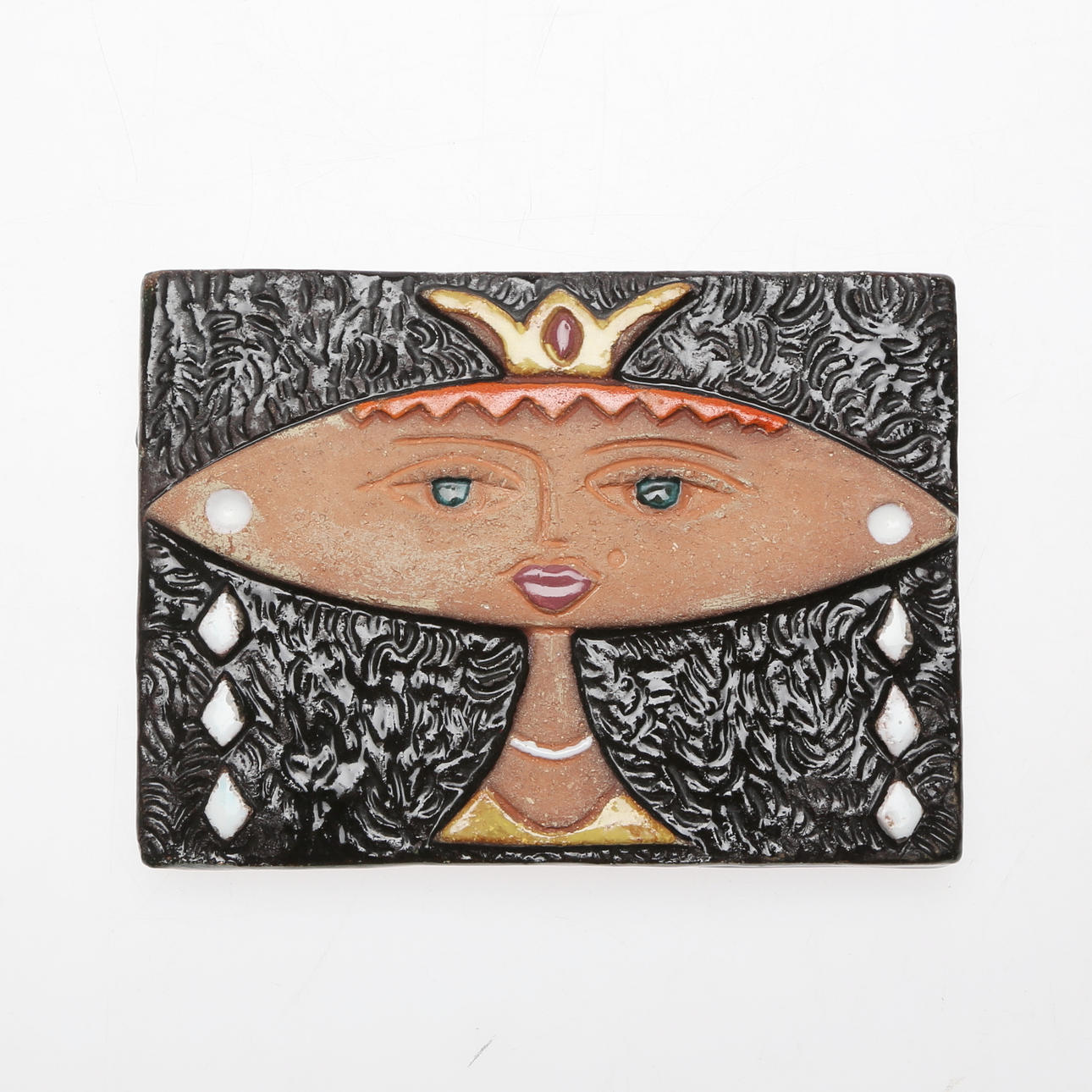 LARS BERGSTEN. Väggrelief, keramik, signerad L Bergsten.