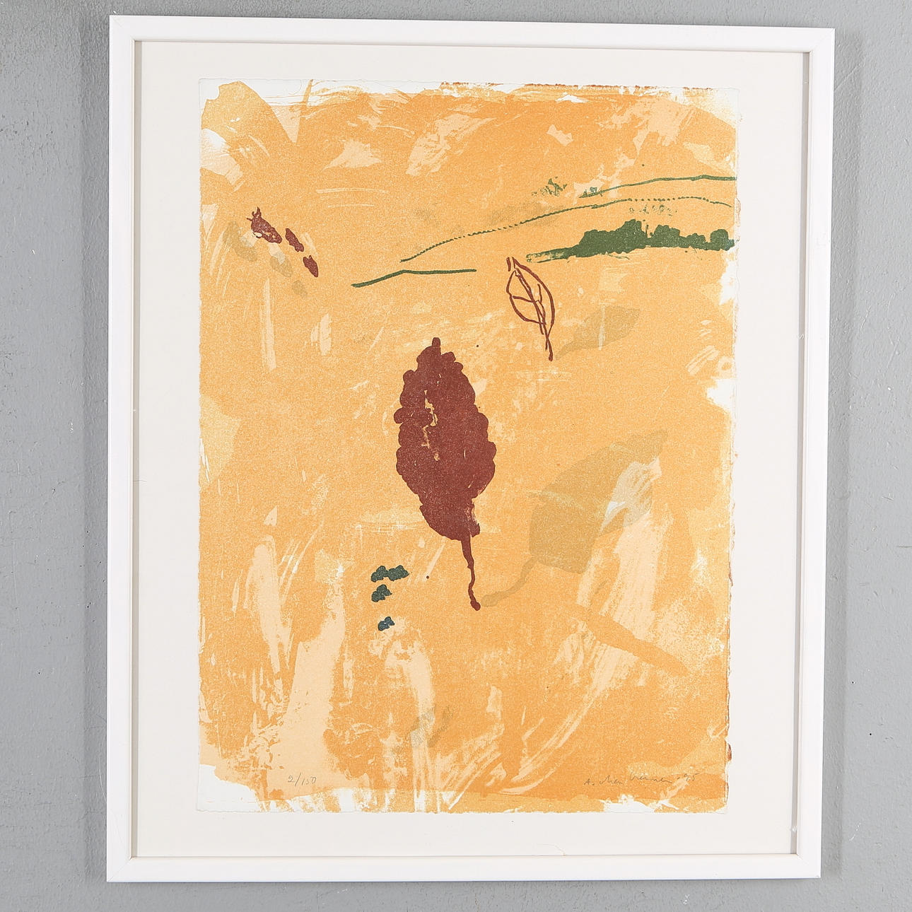 LENNART ASCHENBRENNER. lithograph, signed and numbered 2/150.