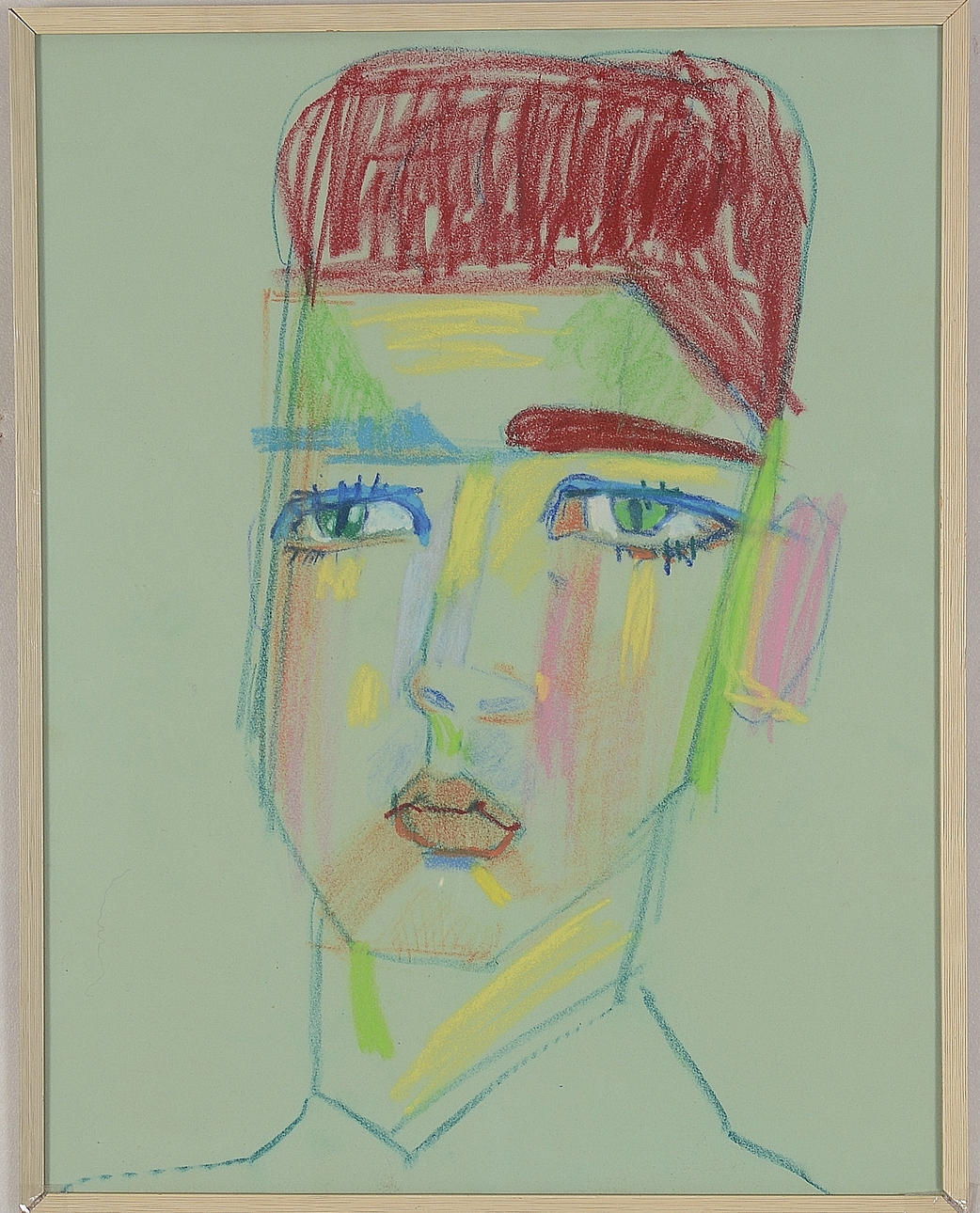 ERLING JOHANSSON. Pastell.