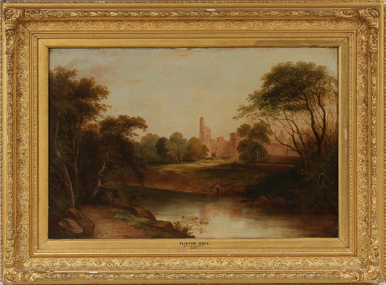 SAMUEL DANIEL DOKETT. HANS ART. Olja på duk.