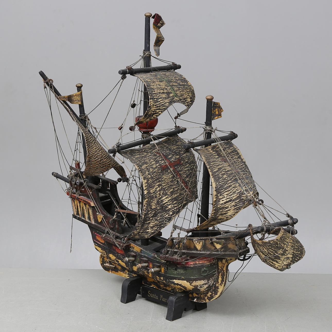 MODEL SKIB. efter Christopher Columbus' skib "Santa Maria".
