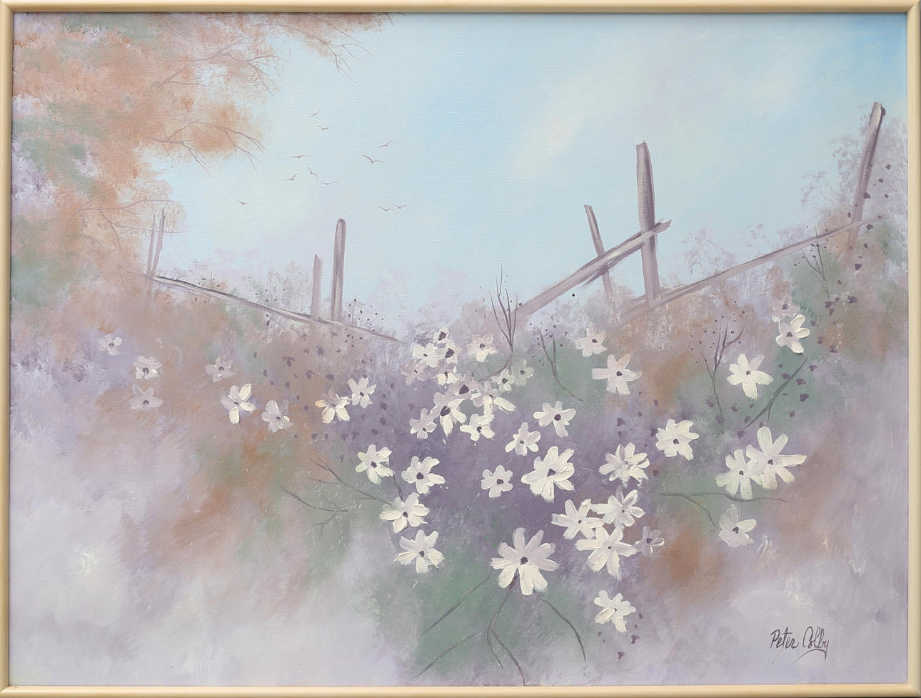 PETER COLBY. Oil on canvas, signed.