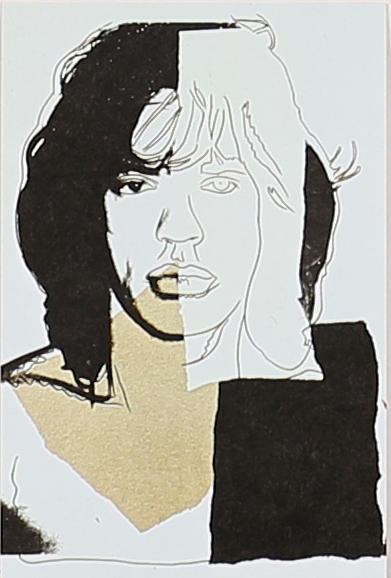 ANDY WARHOL. Mick Jagger, 1975. Offsettryck. Osignerad.