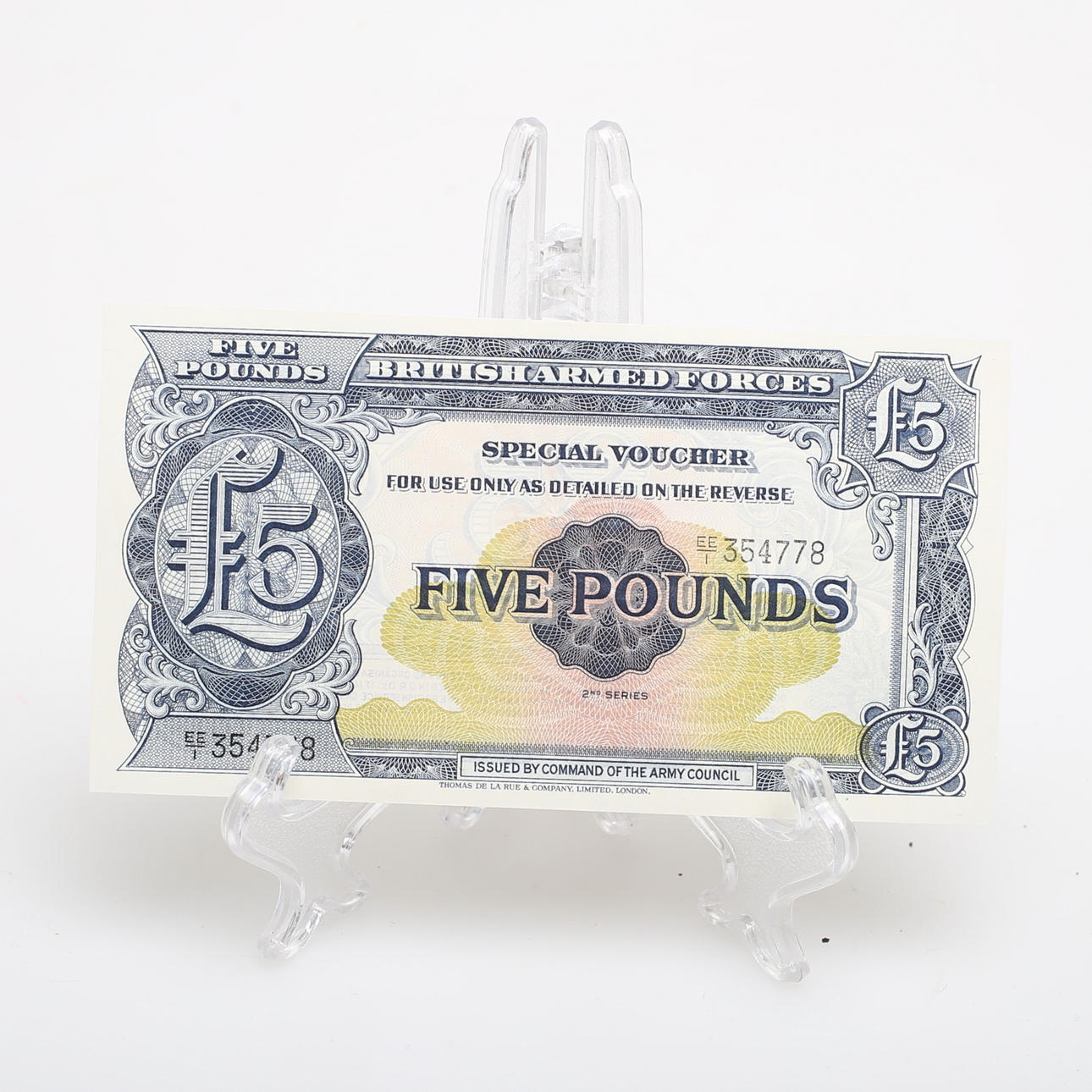 SEDLAR, "Engelska Militärsedlar".