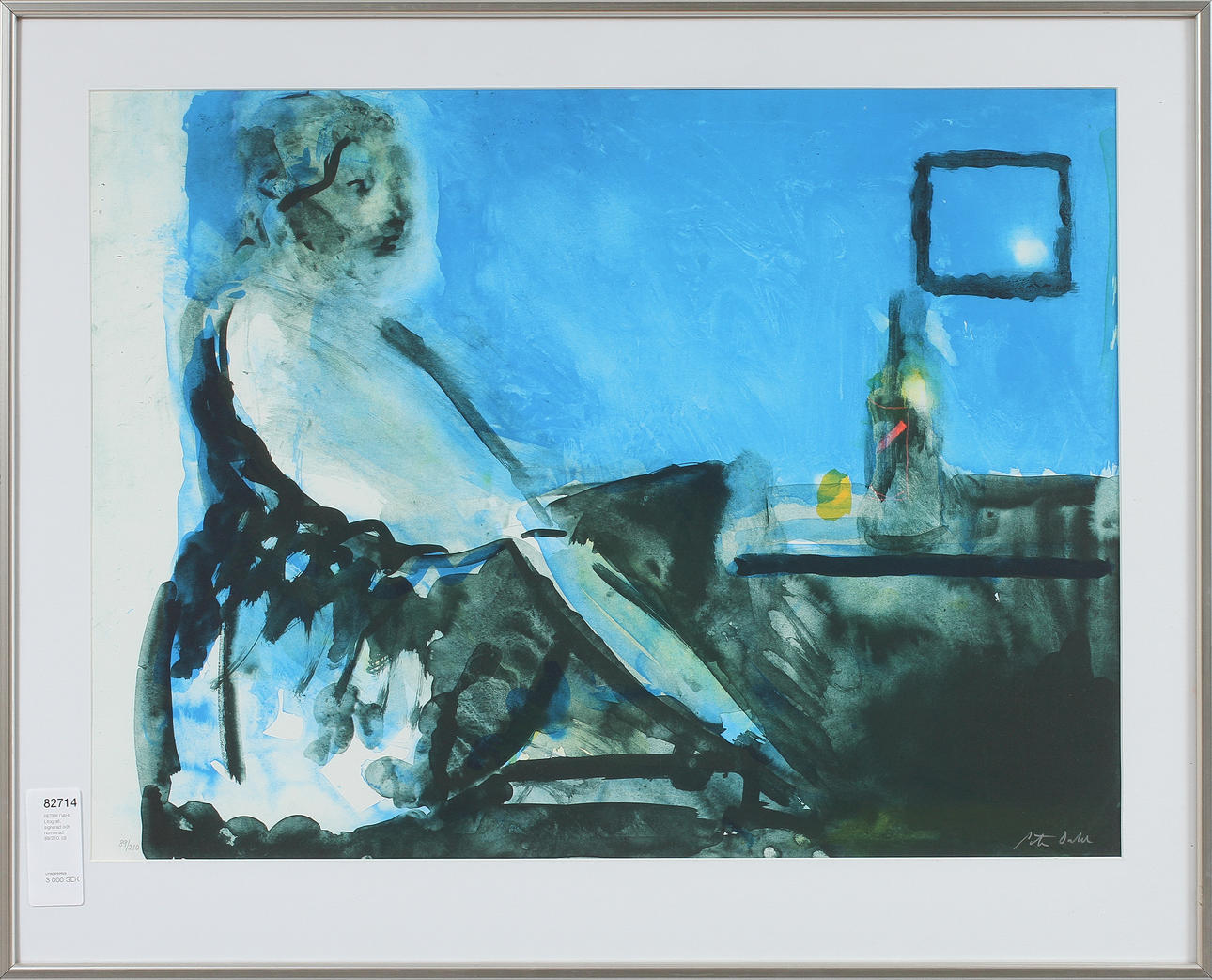 PETER DAHL. Litografi, signerad och numrerad 89/210.