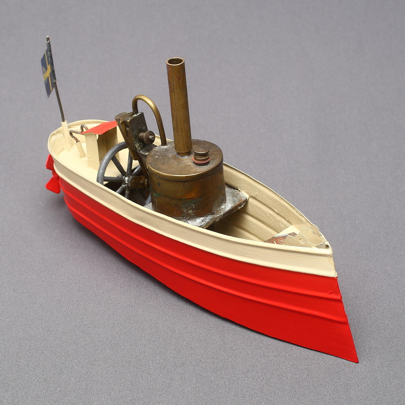 STEAMBOAT marked HS, steam driven.