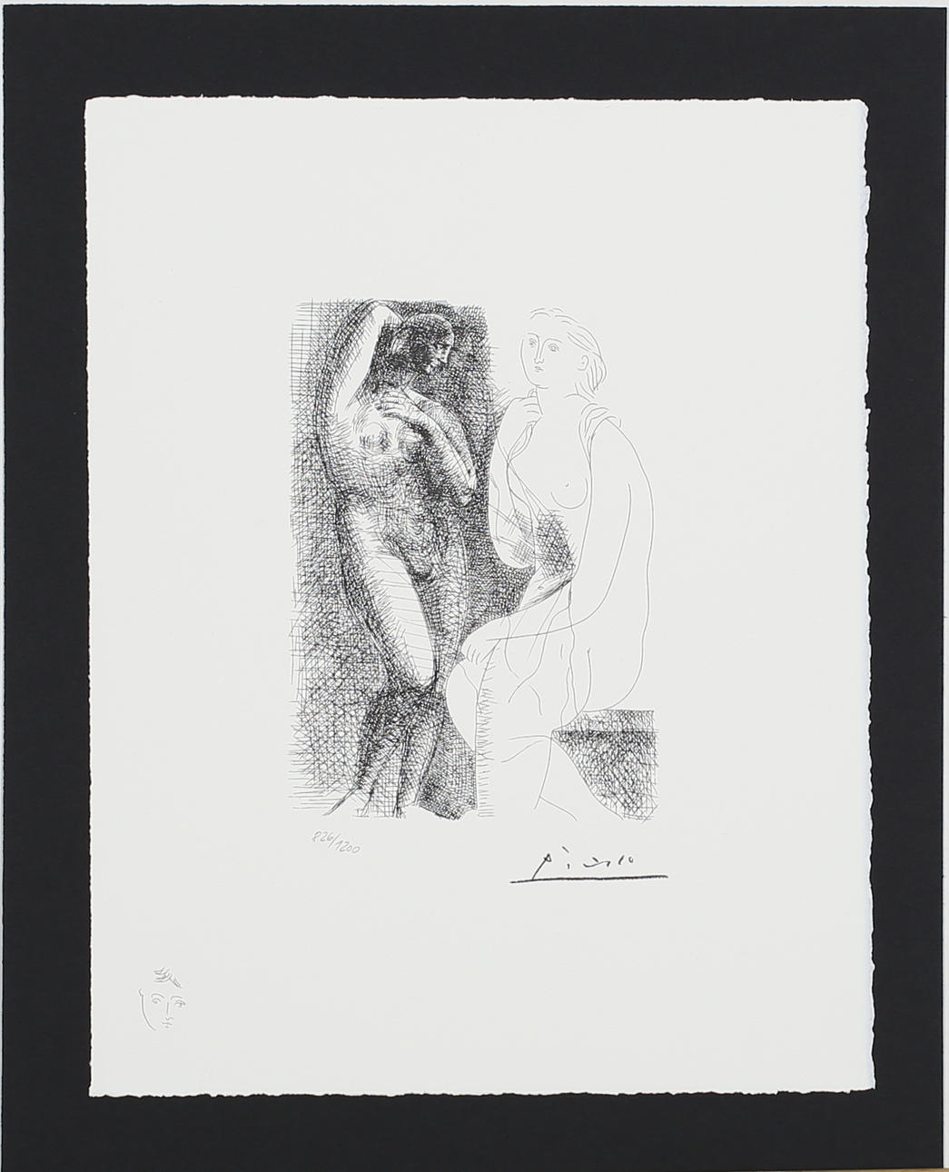 PABLO PICASSO. EFTER. Vollard Suite. Litografi. Signerad Picasso i trycket. 826/1200.