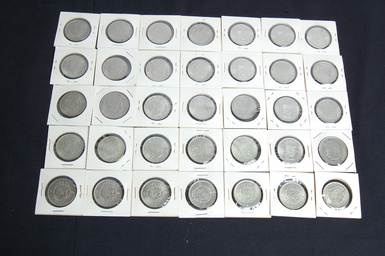 SILVERMYNT, 35 st, ocirkulerade.