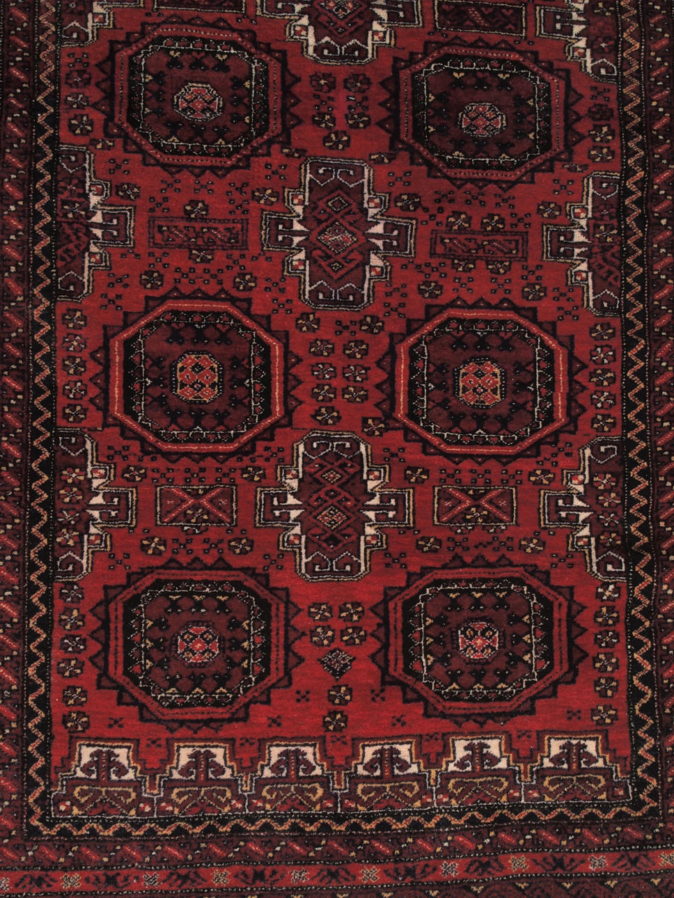 MATTA, HANDKNUTEN, AFGHAN.