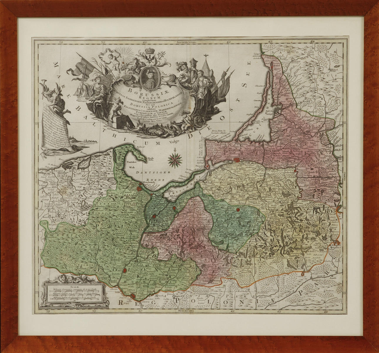 FRAMED MAP, Borussia Regnum.