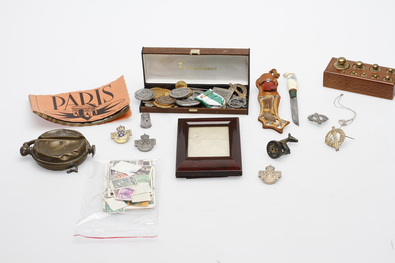 DIVERSE, bl.a. silver, vikt ca 46,4 gram.