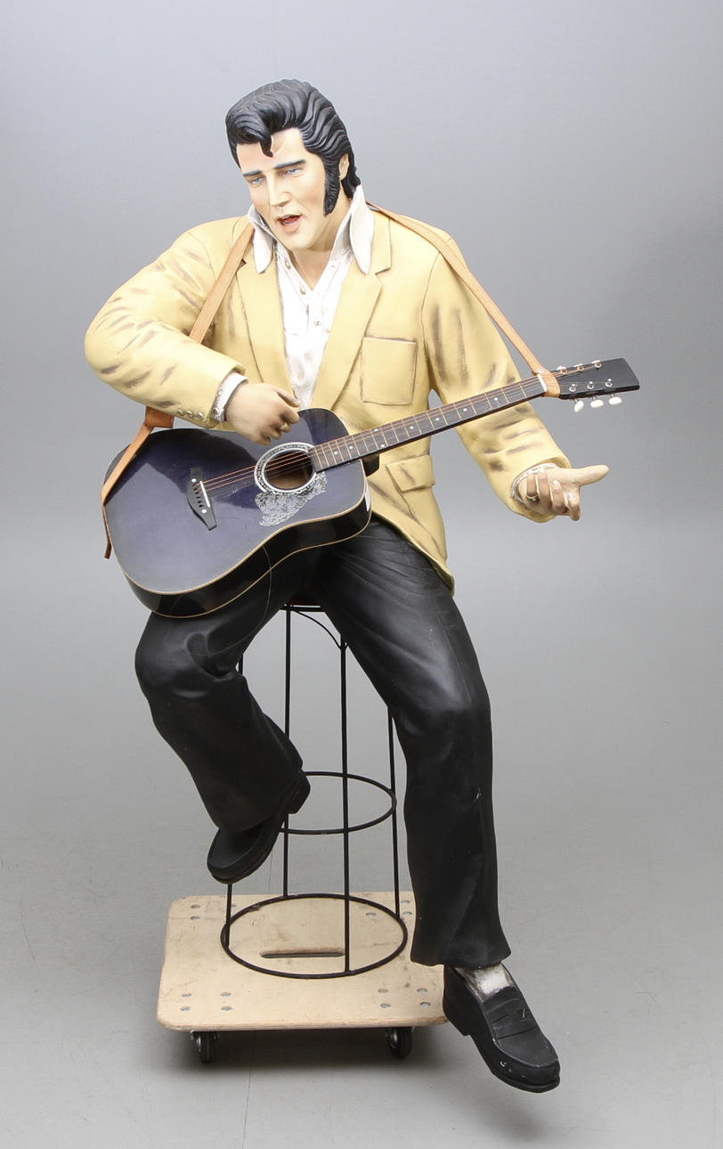 ELVIS PRESLEY, figur i full skala, sent 1900-tal.