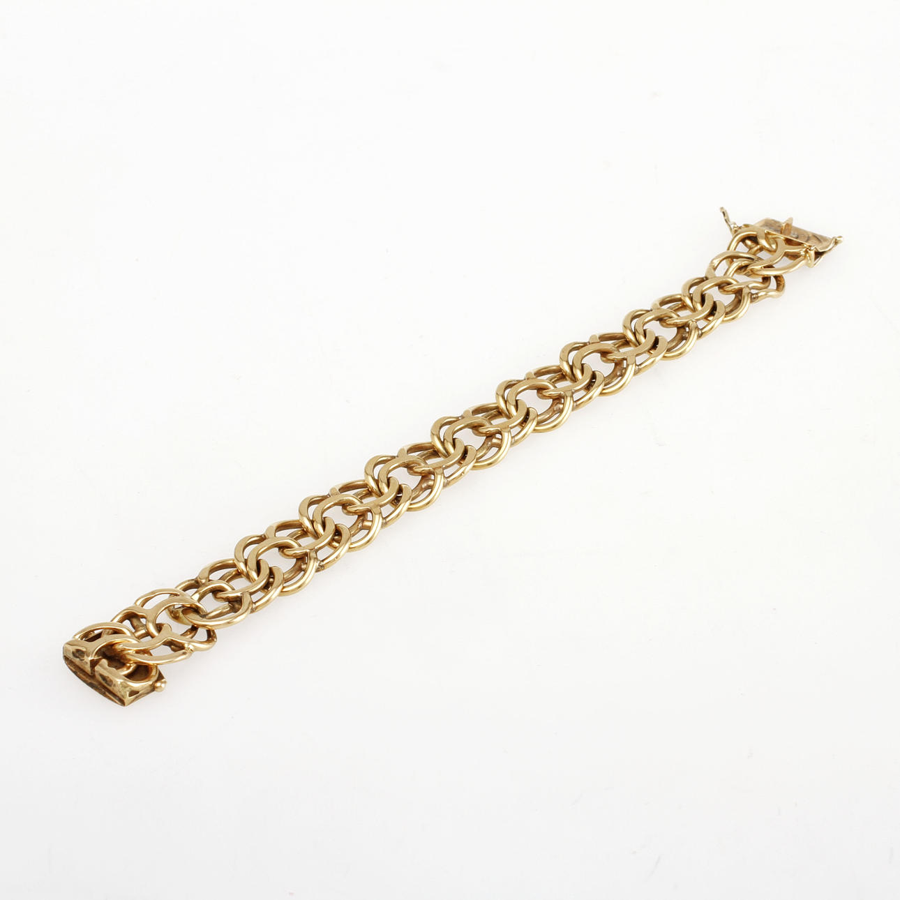 ARMBAND,18k guld, vikt ca 70,6 gram.