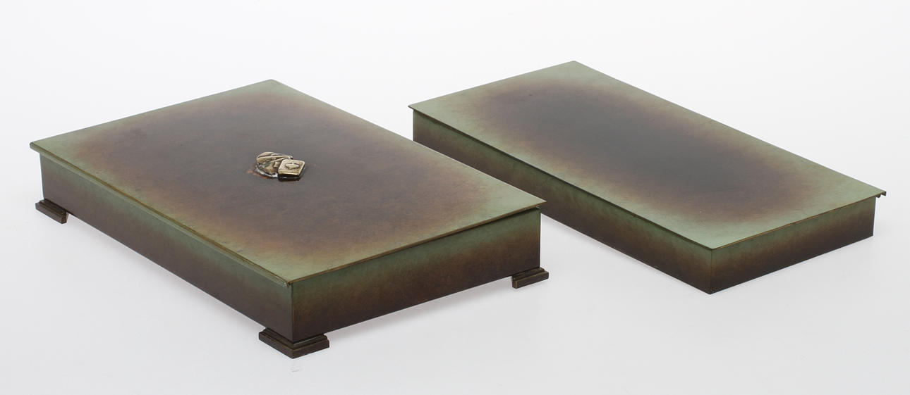 SKRIN 2 st, Ystad brons.