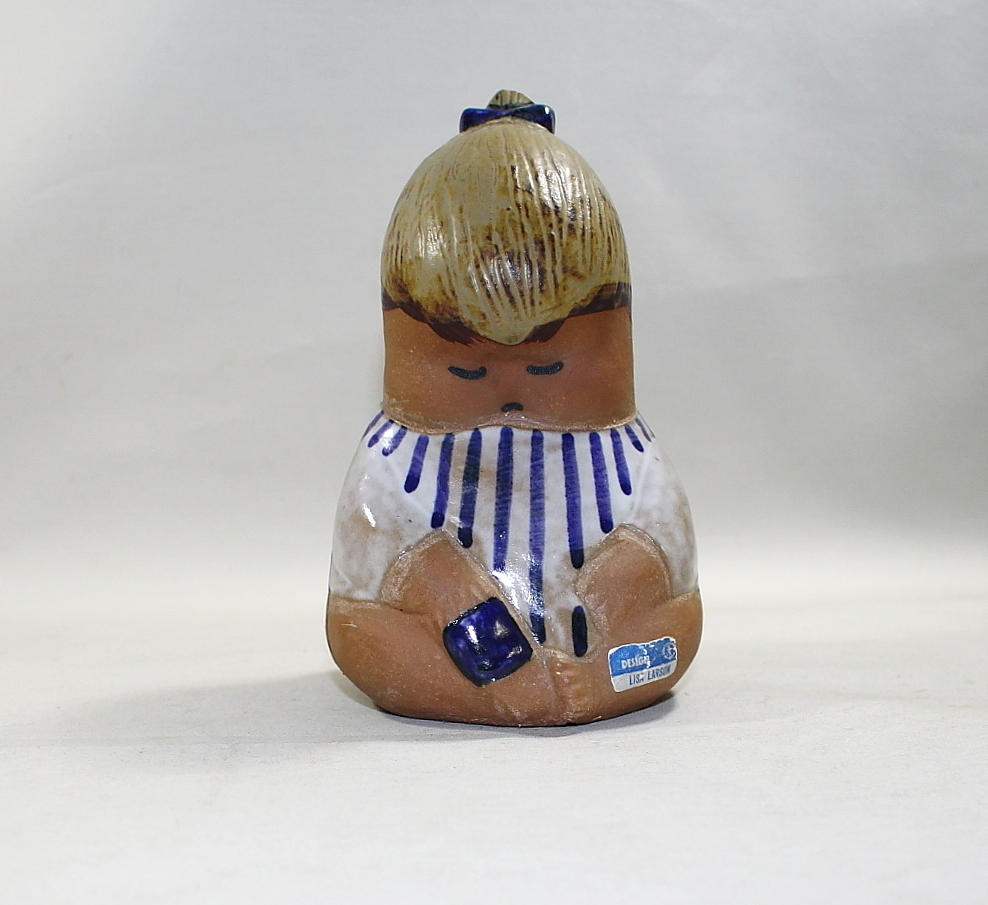 FIGUR, keramik, "Johanna" Lisa Larsson.