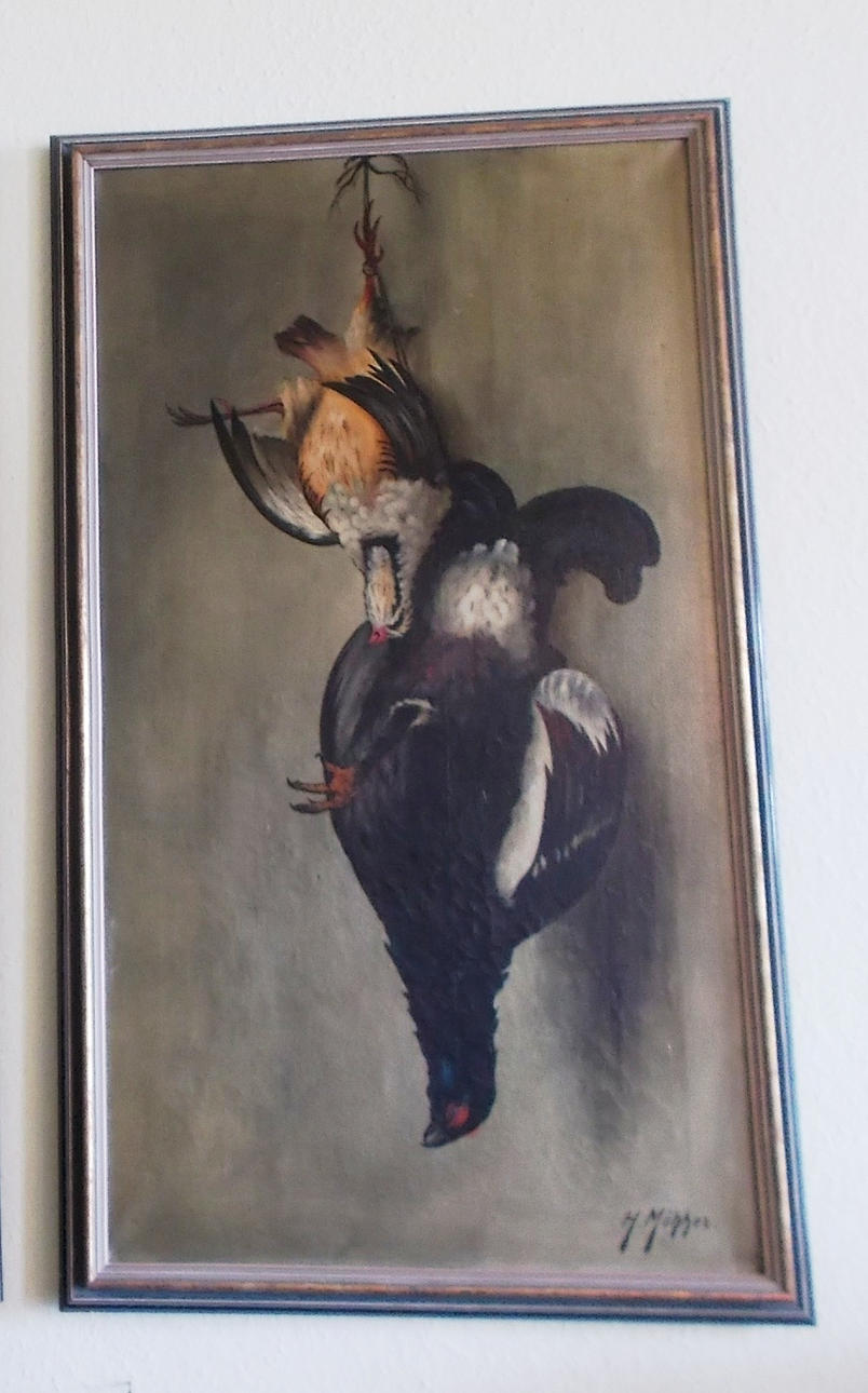 H. MÖHKER: ÖLGEMÄLDE AUF LEINWAND, um 1920.