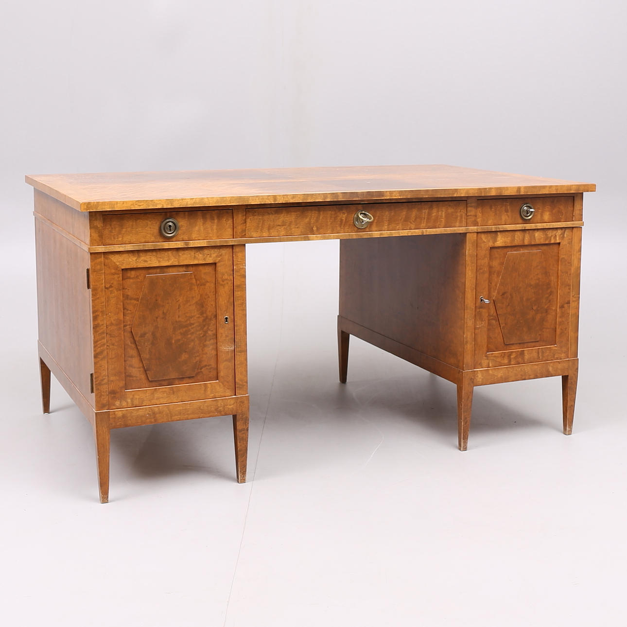 DESK, birch, 1930s.