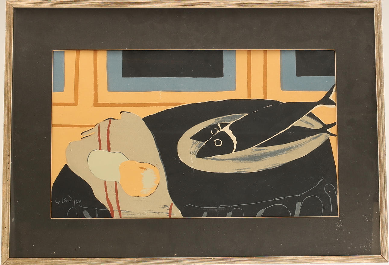 GEORGE BRAQUE. Litografi, signeret på tryk.